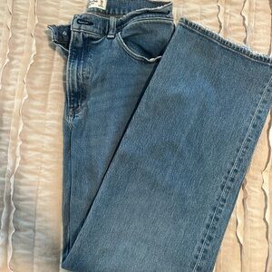 90s high rise straight jeans